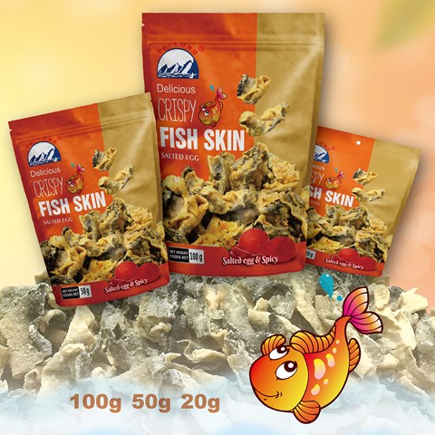 Da cá vị trứng muối thêm cay (100gr - 50gr - 20gr)